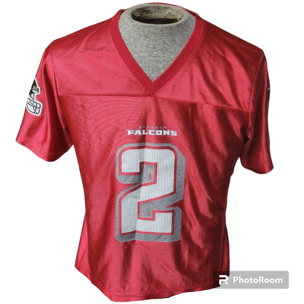 Women's Atlanta Falcons Matt Ryan Red Glitter NFL Jersey