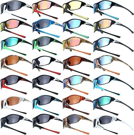 Fabbay 28-Pair Bulk Polarized Sunglasses for Men Women UV Protection  