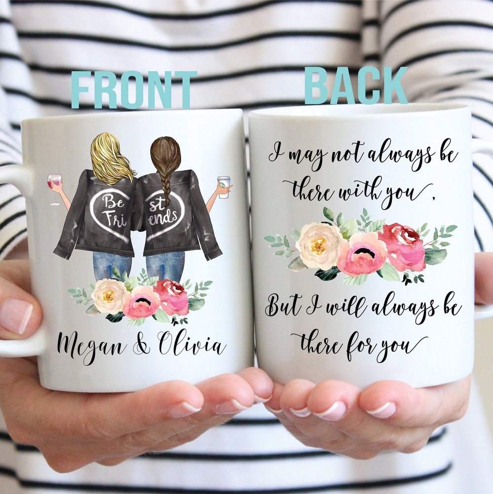 Custom Gift For Best Friend Custom Bff Mug Moving Away Gift Long Distance Friend