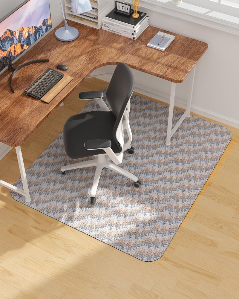 Large Office Chair Mat for Hardwood Floor, Rolling Chair Chair Mat for Hard W...