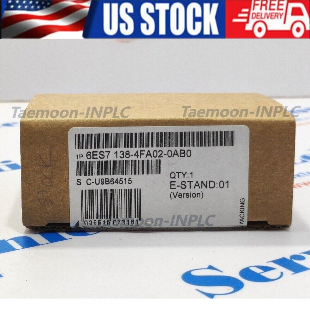 New Siemens 6ES7138-4FA02-0AB0 6ES7 138-4FA02-0AB0 SIMATIC DP ELECTRON MODULE F
