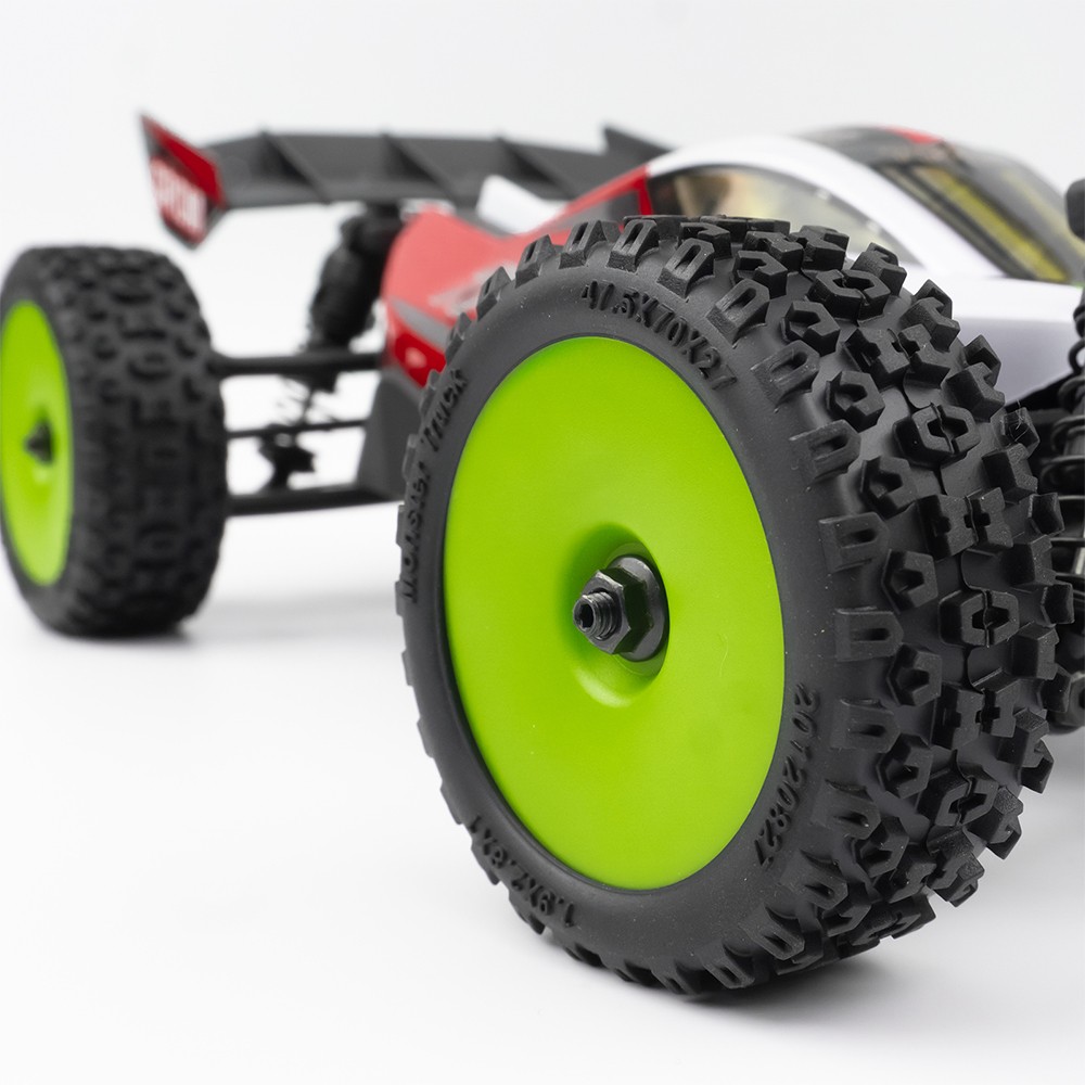 FLYXM 4Pcs For 1/18 Typhon GROM RC Cars Tires Wheels and Plastic Wheel Rims