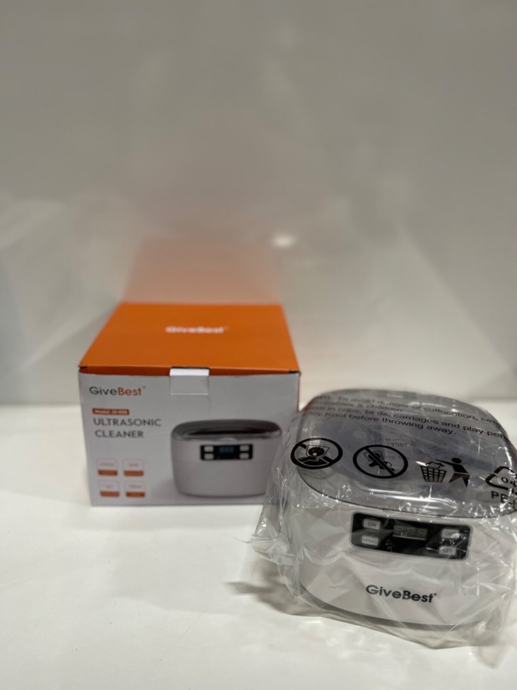 GiveBest 25oz Ultrasonic Jewelry Cleaner with Digital Timer & Degassing Function