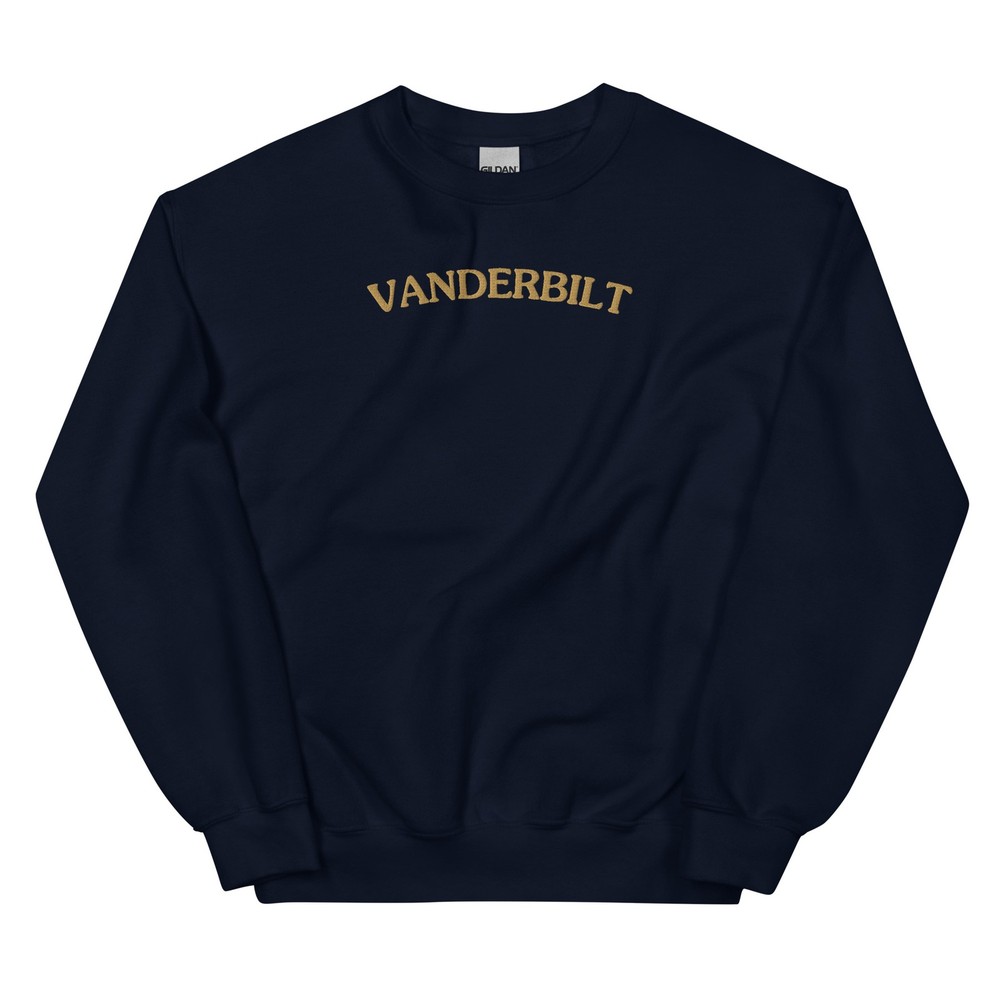 Vanderbilt - Vandy University Crewneck Pullover Sweatshirt - Vintage Style