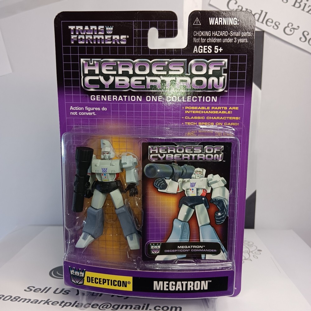 Transformers G1 Heroes of Cybertron MEGATRON Hasbro 2001 - Factory Sealed