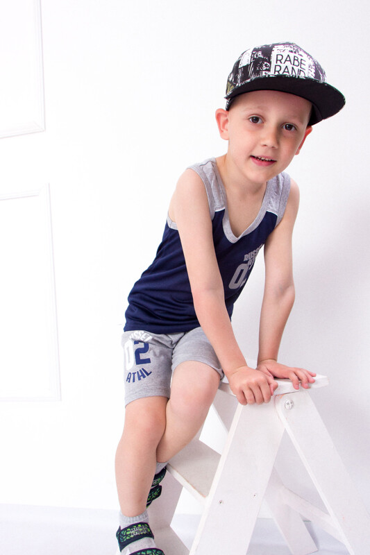 Clothing Set (boys), Summer,  Nosi svoe 6270-100-33 (chornylno-synij-siryj)