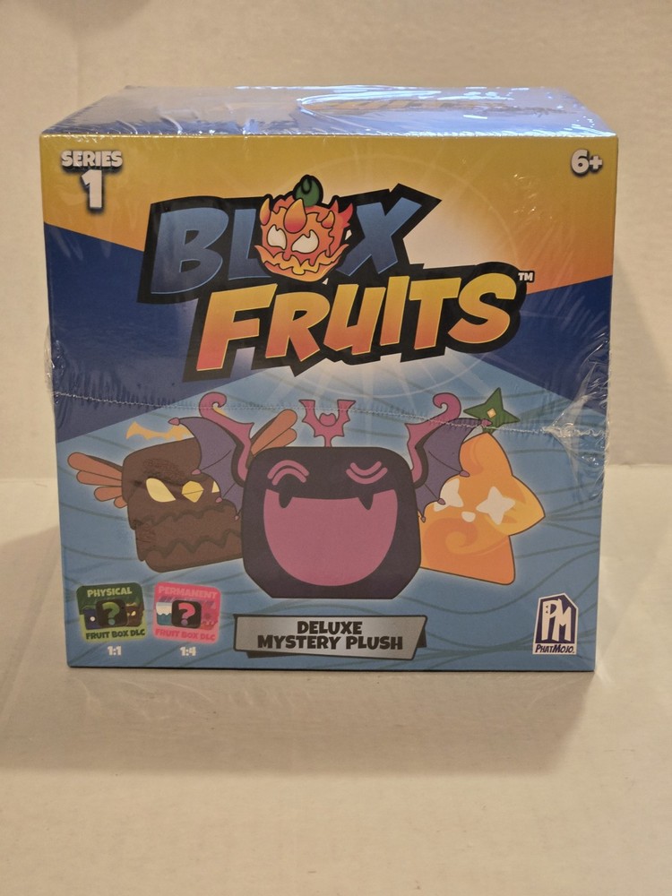 Blox Fruits 8” Deluxe Mystery Plush Sealed with ROBLOX CODES NEW TOUGH TO FIND