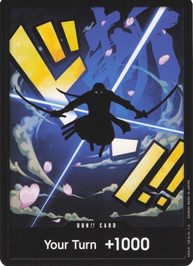 One Piece DON!! Card (Zoro) (/326) Premium Booster NM