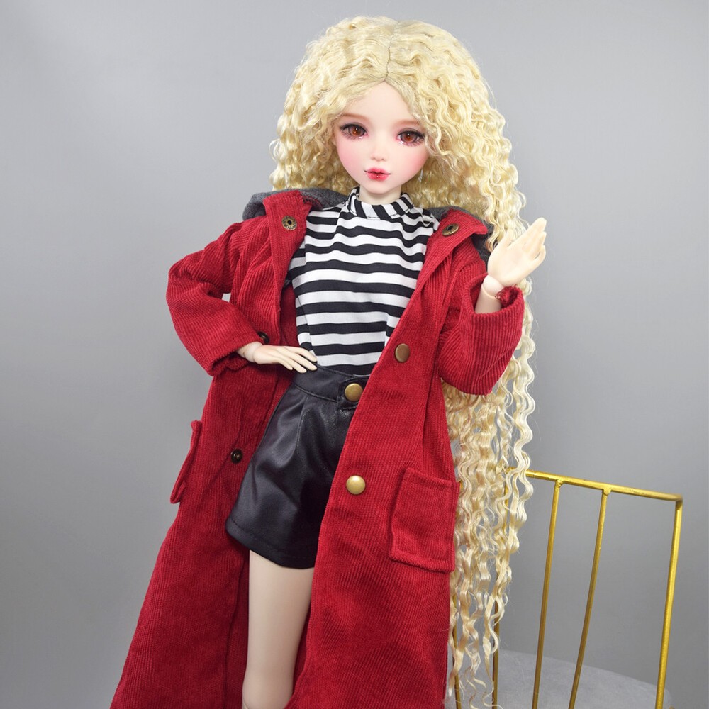 1/3 BJD Doll Full Set with Hand-Painted Makeup & Changeable Eyes-image