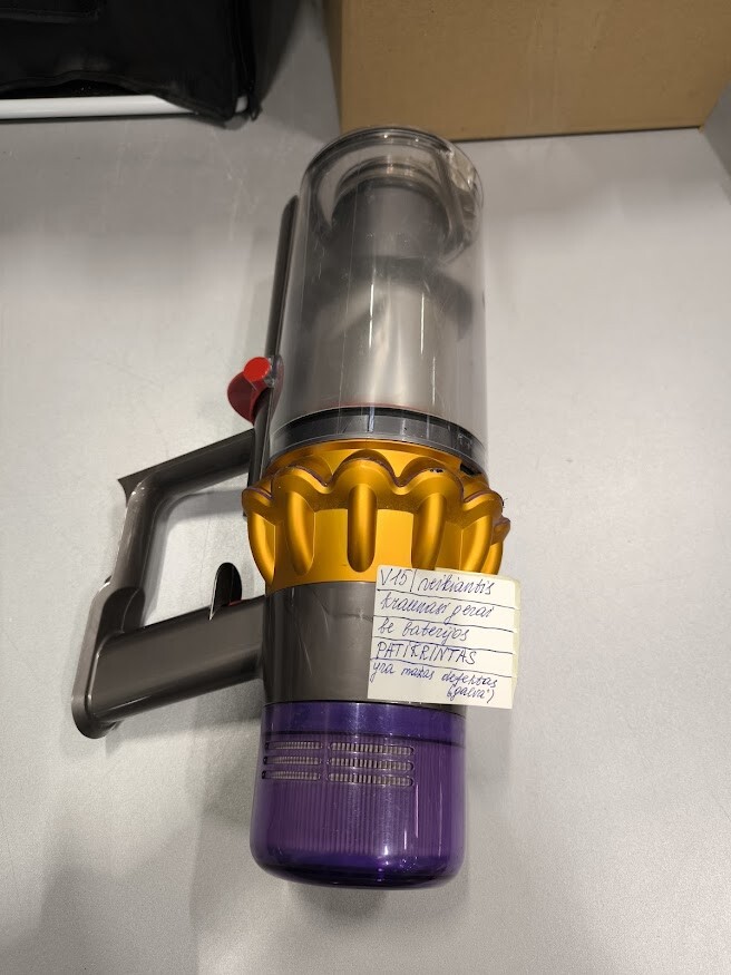 Dyson V15 Vacuum Used No Battery Shows Wear