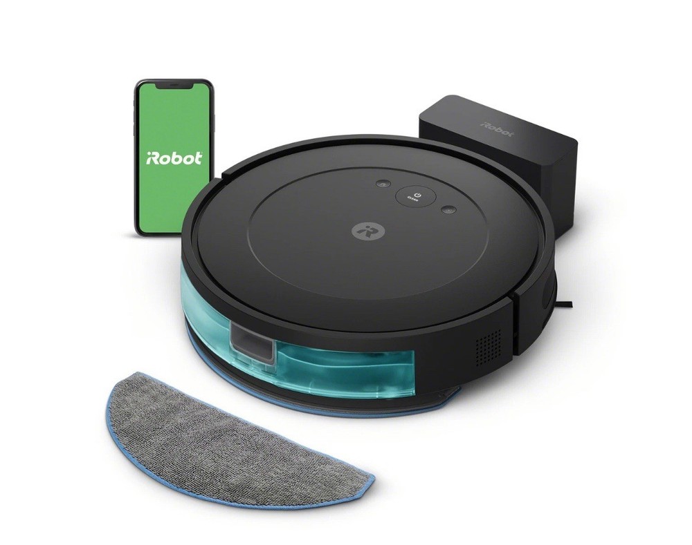 iRobot - Roomba Combo Essential robot vacuum and mop (Y0140) - Black