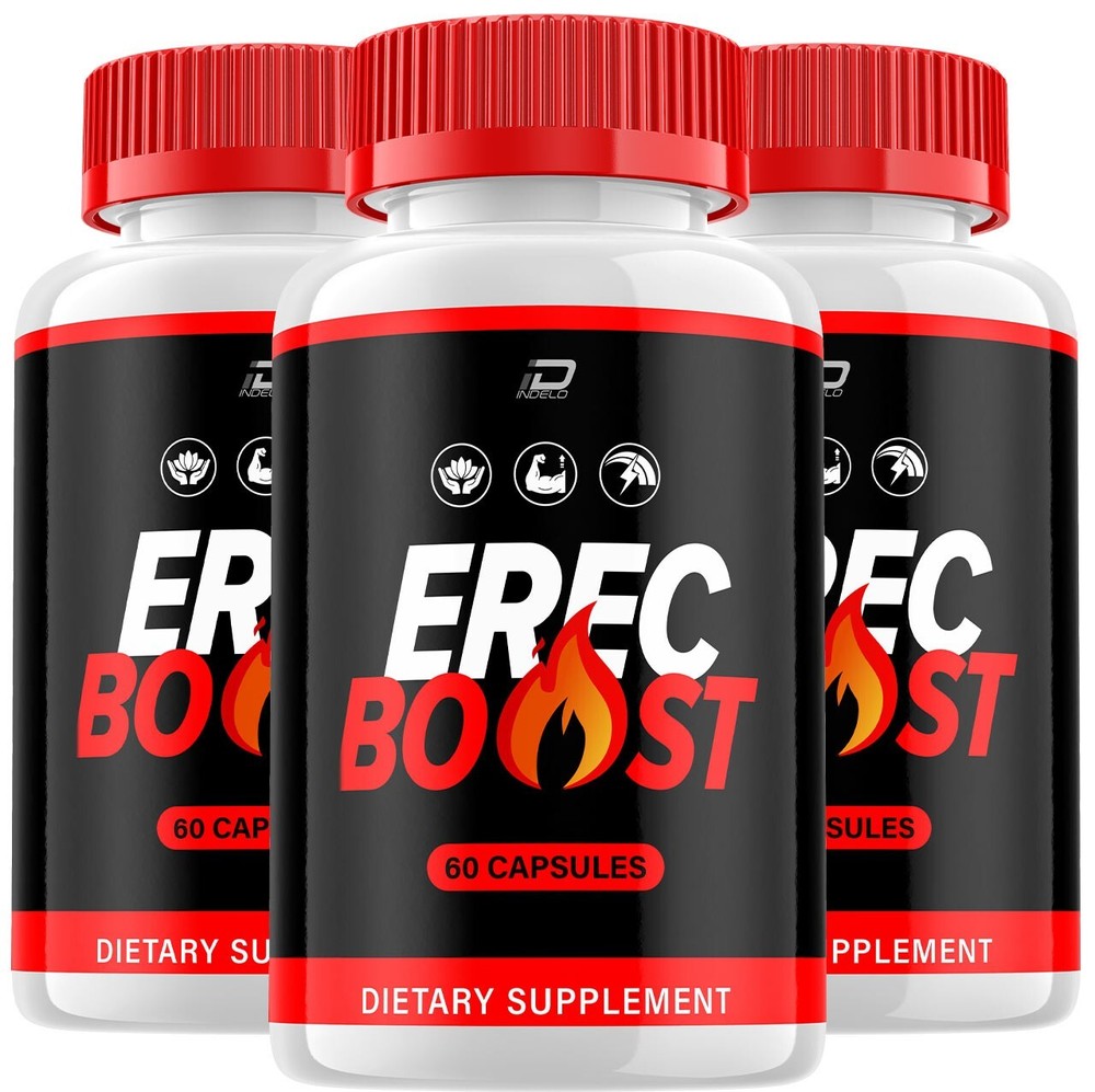 (3 Pack) Erecboost for Men Capsules – Erecboost Overall Health and Energy
