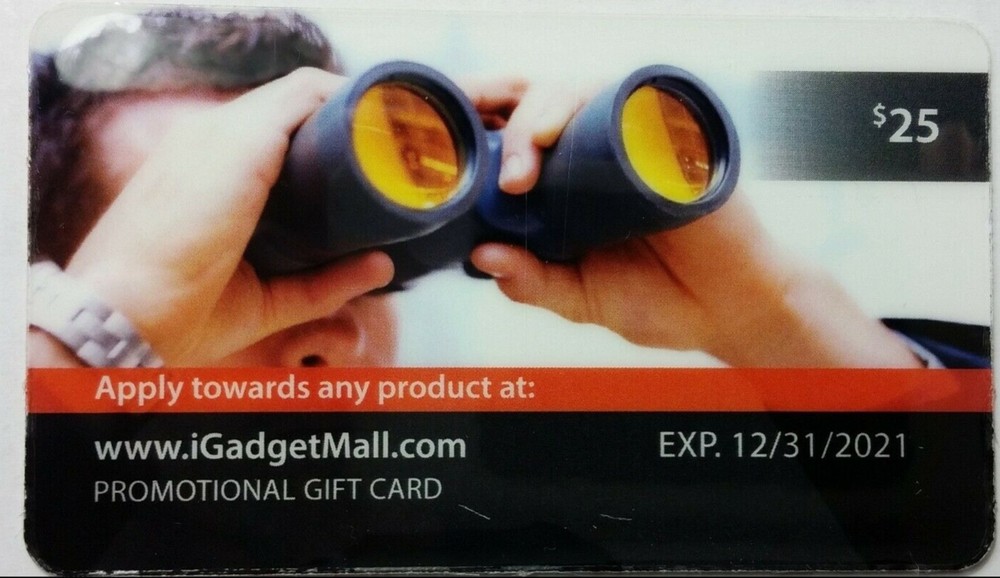 $25 Gift Card - iGadgetMall.com Gift Card - $25 - Free Shipping