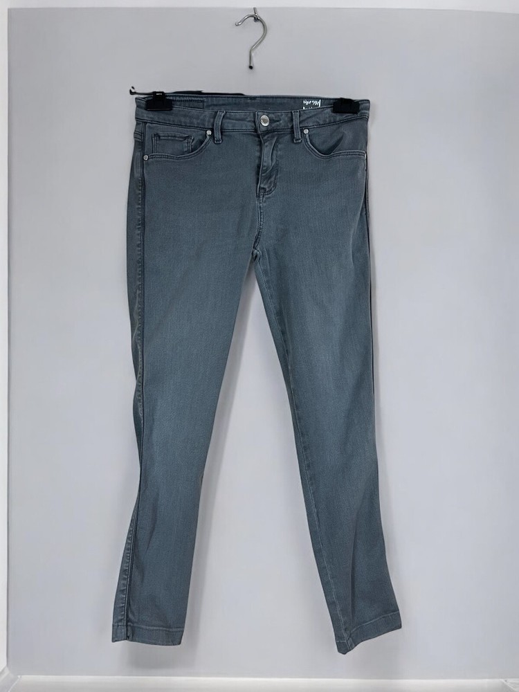 Tommy Hilfiger Gray Como Super Skinny Jeans Size 29x32 Washed Denim