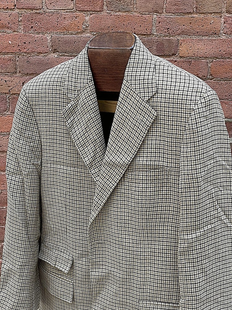 Polo Ralph Lauren Corneliani Classic Brown Flax POW Plaid Sportcoat 3 by 2 US41R