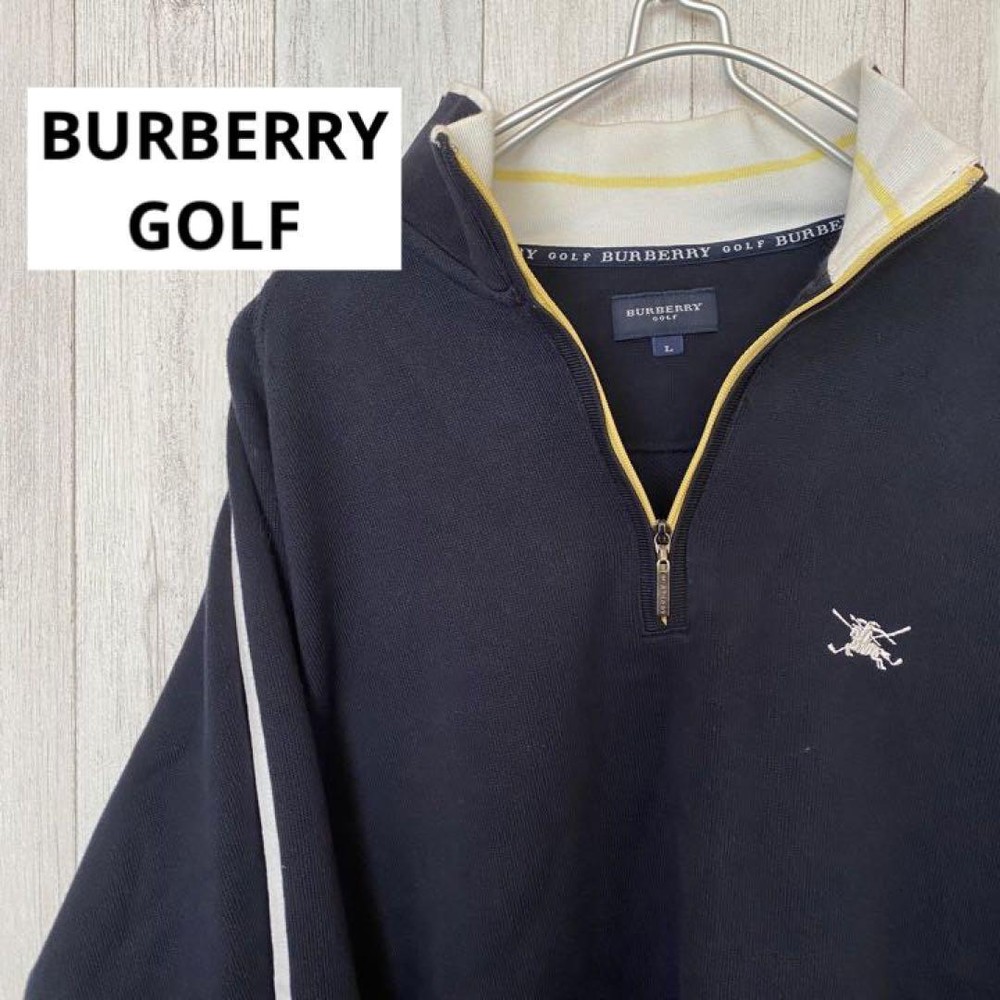 Burberry Half Zip Sweatshirt Men's Fashion from Japan