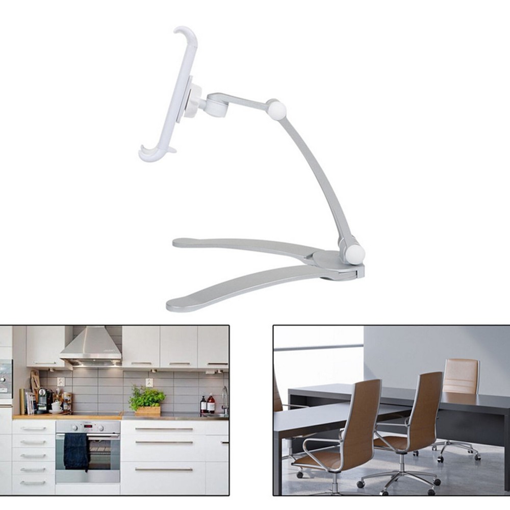 Wall-Mounted Adjustable ABS Phone & Tablet Holder Stand for Hands-Free Viewing  