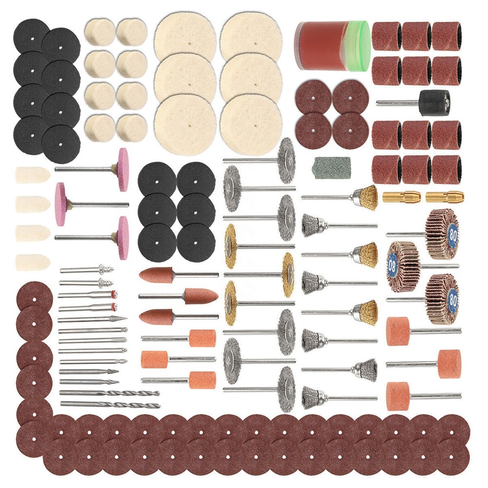 350pc Rotary Tool Kit for Dremel - Sanding, Polishing & Grinding Accessories