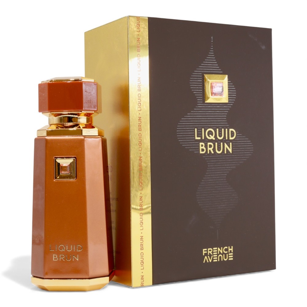 FRENCH AVENUE MEN'S LIQUID BRUN EDP SPRAY 3.4 OZ LONG LASTING NEW