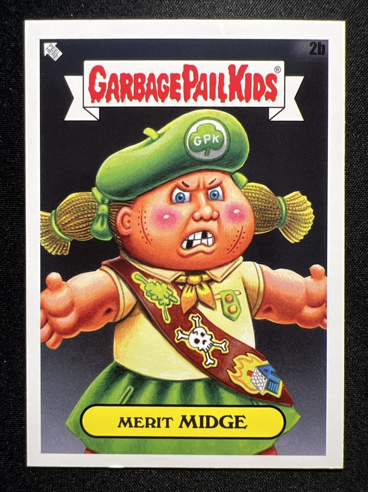 2024 Topps Garbage Pail Kids Series 1 #2b Merit Midge Pig Sticker Card