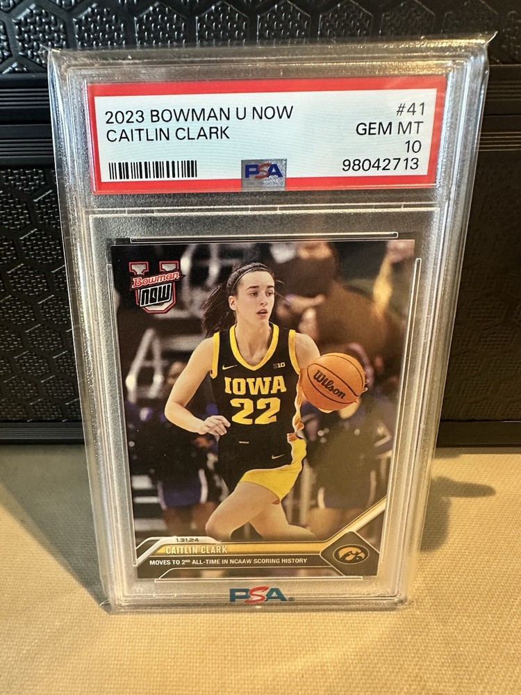2023 Bowman U Now #41 Caitlin Clark PSA 10