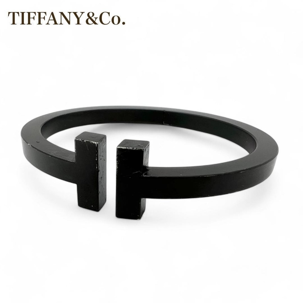 Tiffany & Co. T Square Bracelet Stainless Steel Black used