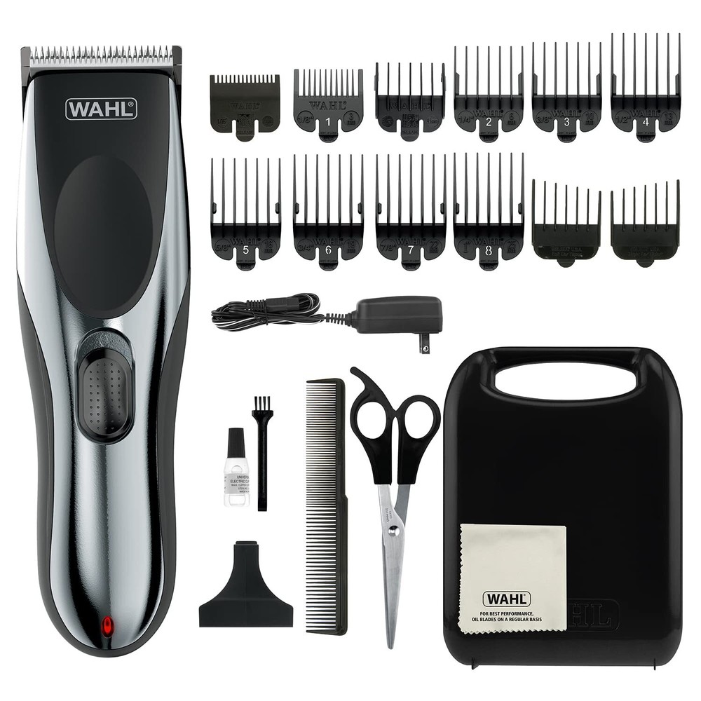 Rechargeable Cordless Hair Clipper & Trimmer Kit for Head and Beard Grooming  