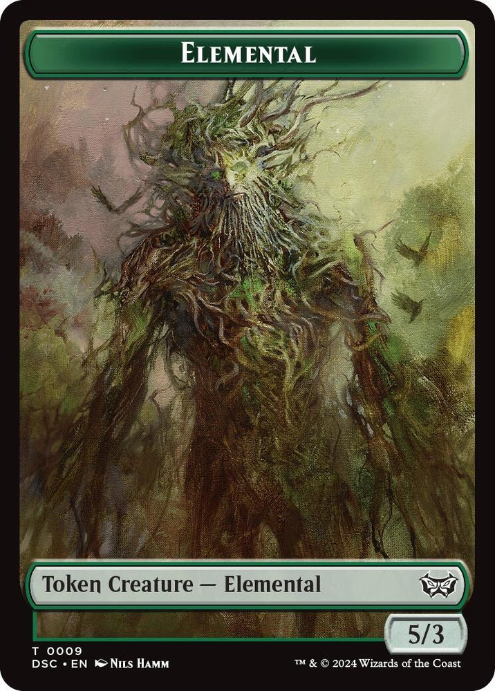 Elemental // Bird Double-Sided Token Commander: Duskmourn: House of Horror Regular-image