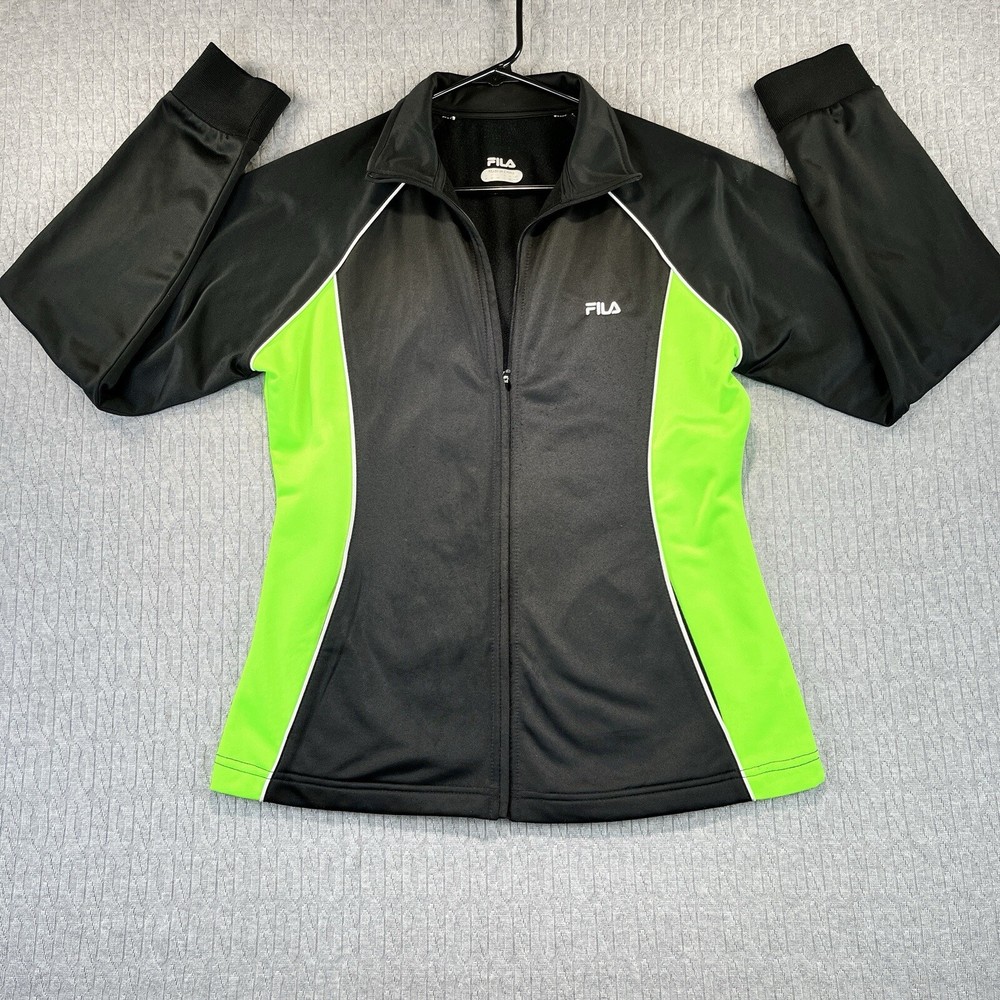 Fila Women’s athletic sports activewear jacket bicycling shirt Size (M)
