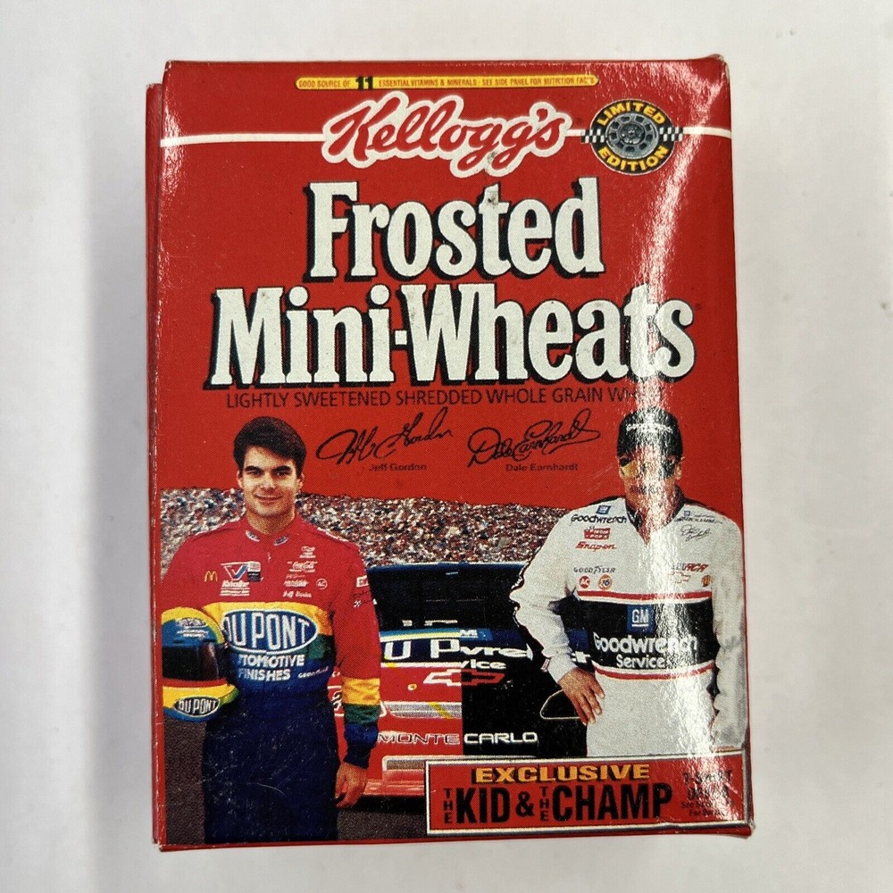 Dale Earnhardt Jeff Gordon Kellogs Frosted Mini Wheats Kid & Champ 2 Pack 1:64