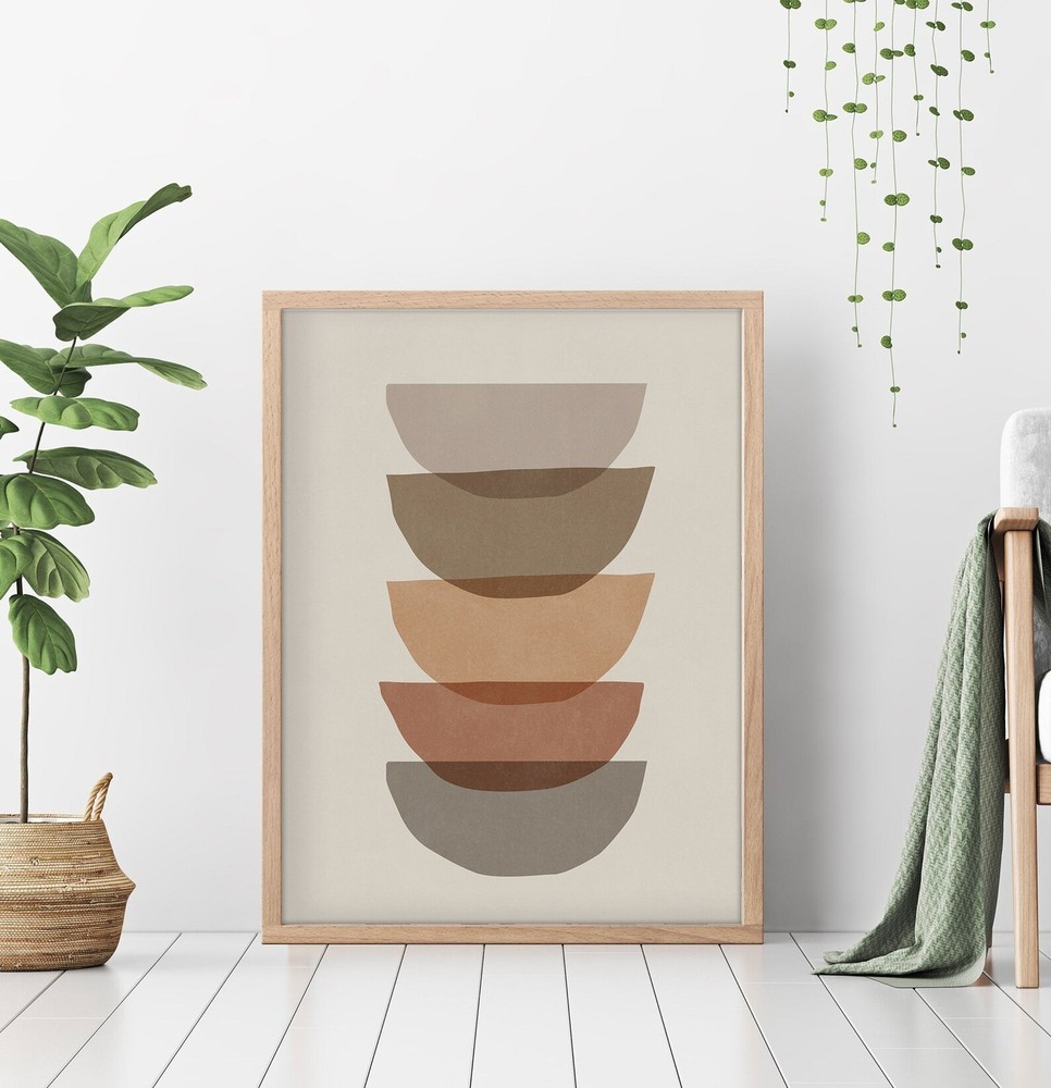 Geometric Wall Art Modern Art Print Print Abstract Art Print Boho Decor Instant