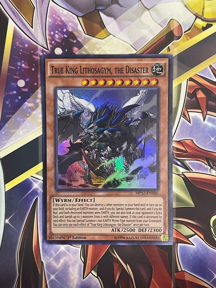 True King Lithosagym the Disaster MP17 Mega-Tins 1st Edition Mega Pack Card