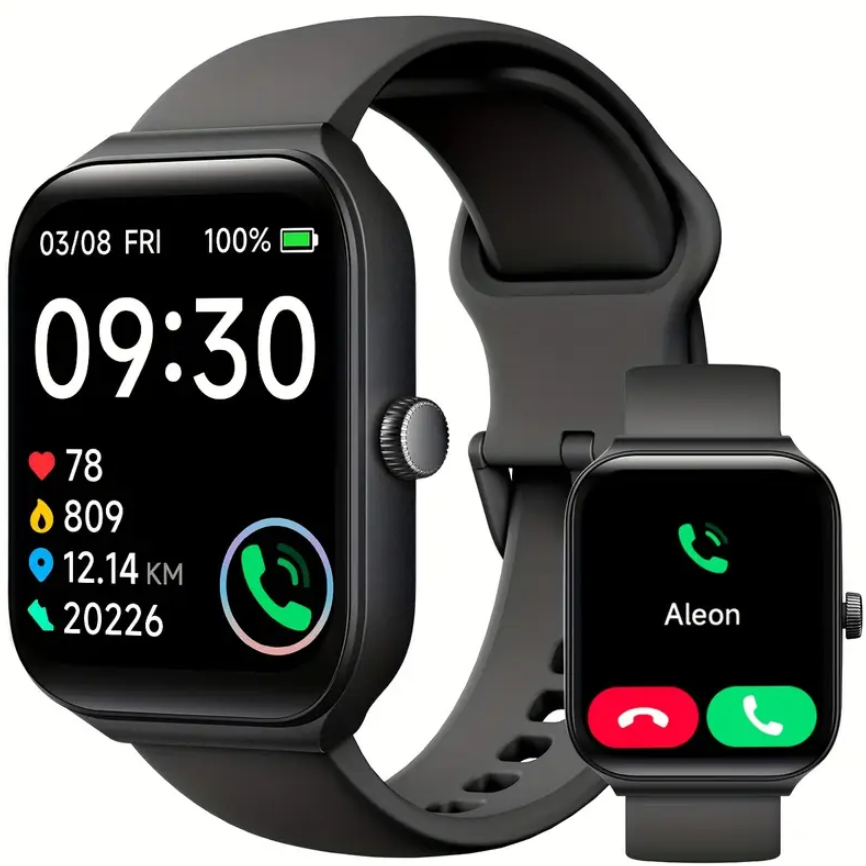 TOOBUR Smartwatch Wireless ( Answer/Make Call ), 1.95