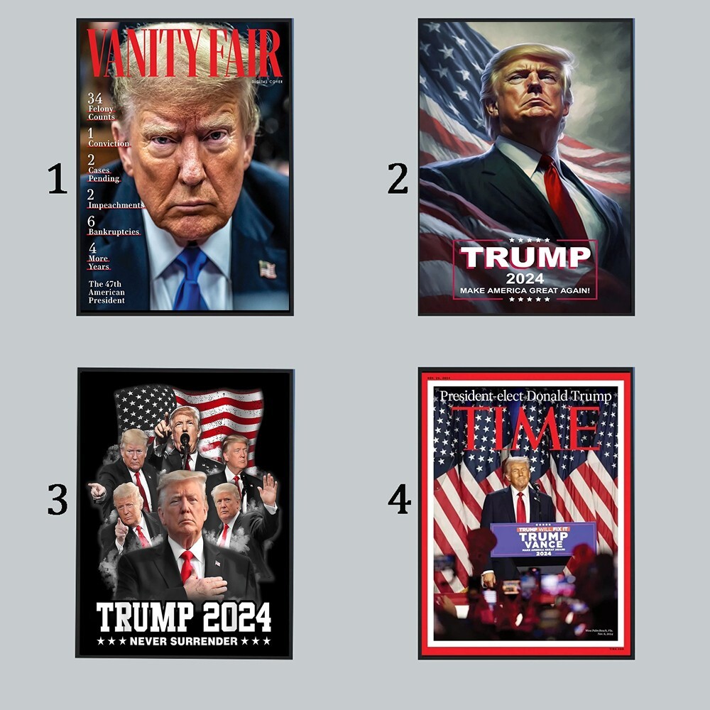 2024 Donald Trump Take America Back Election 47th President Posters