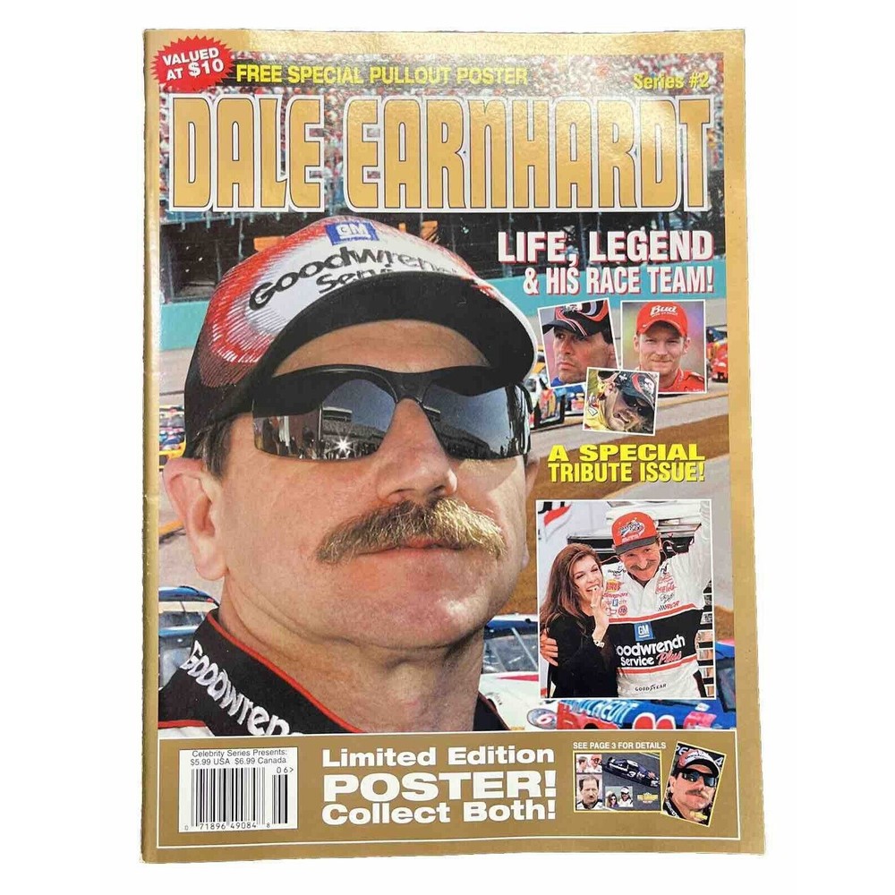Dale Earnhardt Legendary NASCAR Driver and Team Posters #2