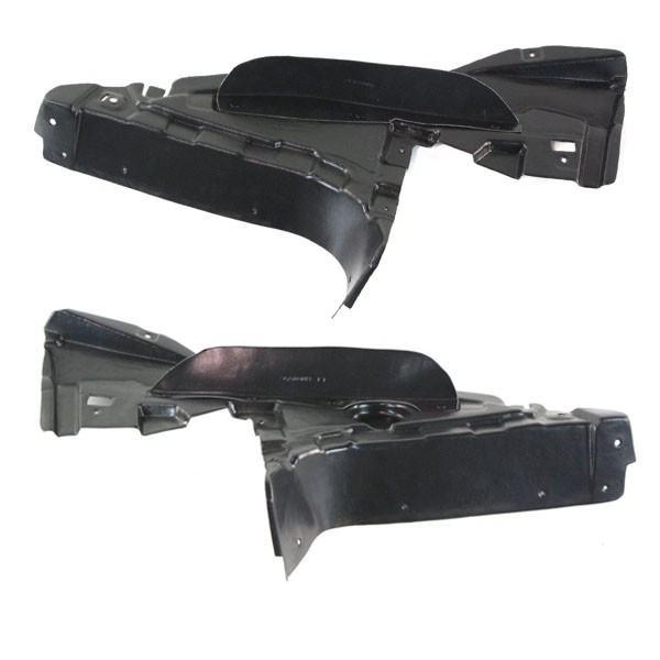 07-10 BMW 3-Series Convertible Engine Splash Shield Under Cover Set LH RH Pair