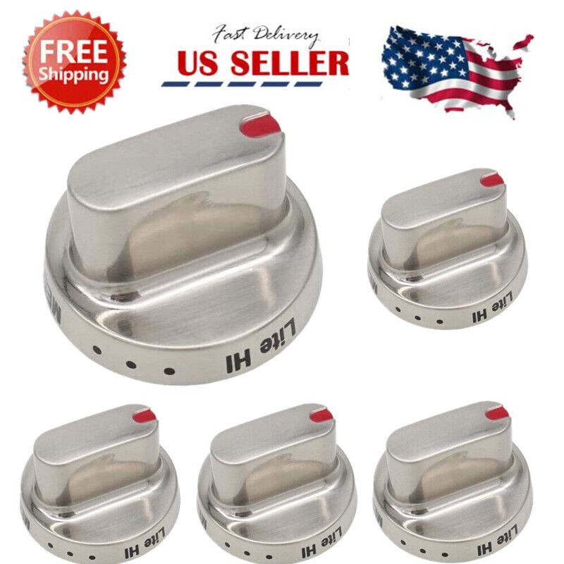 New For Samsung Range Oven DG68-00101B DG64-00472A Gas Stove Replacement Knobs-5