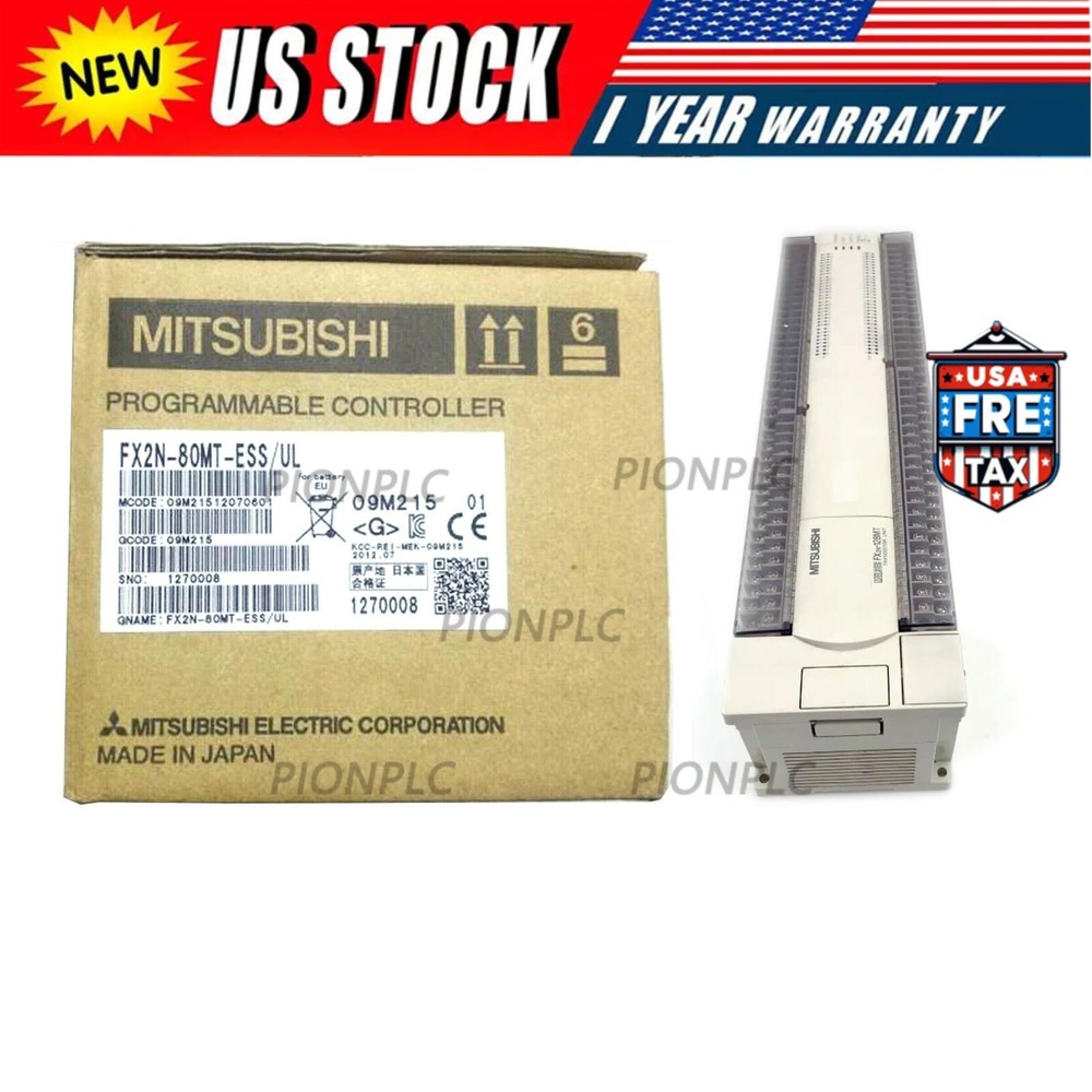 New In Box MITSUBISHI FX2N-80MT-ESS-UL FX2N-80MT-ESS/UL Programmable Controller