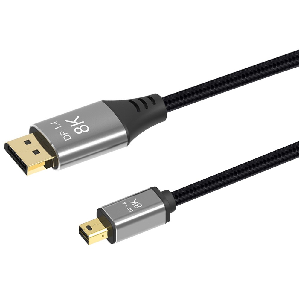 1m Mini DP to DP Cable 8K@60Hz 4K@144Hz DisplayPort 1.4 Adapter Cord