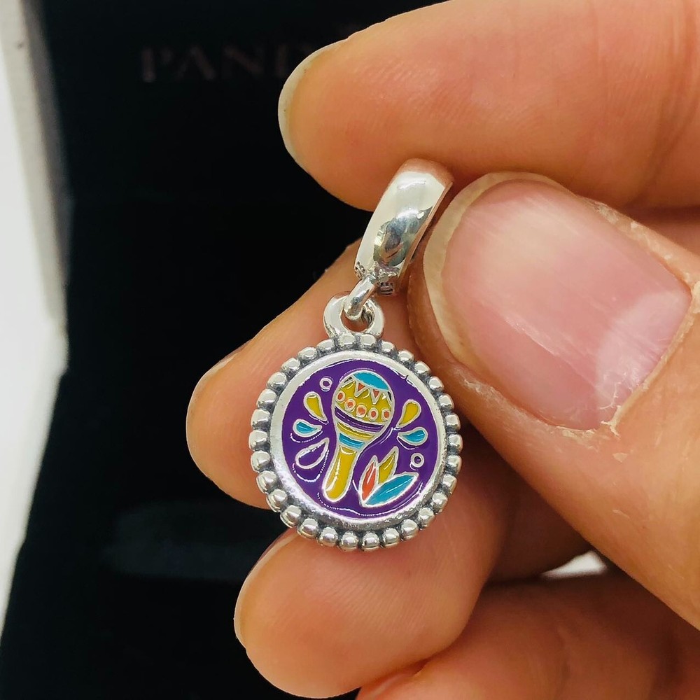 Pandora Maracas Spanish Latin Caribbean Fiesta Music Instrument Charm