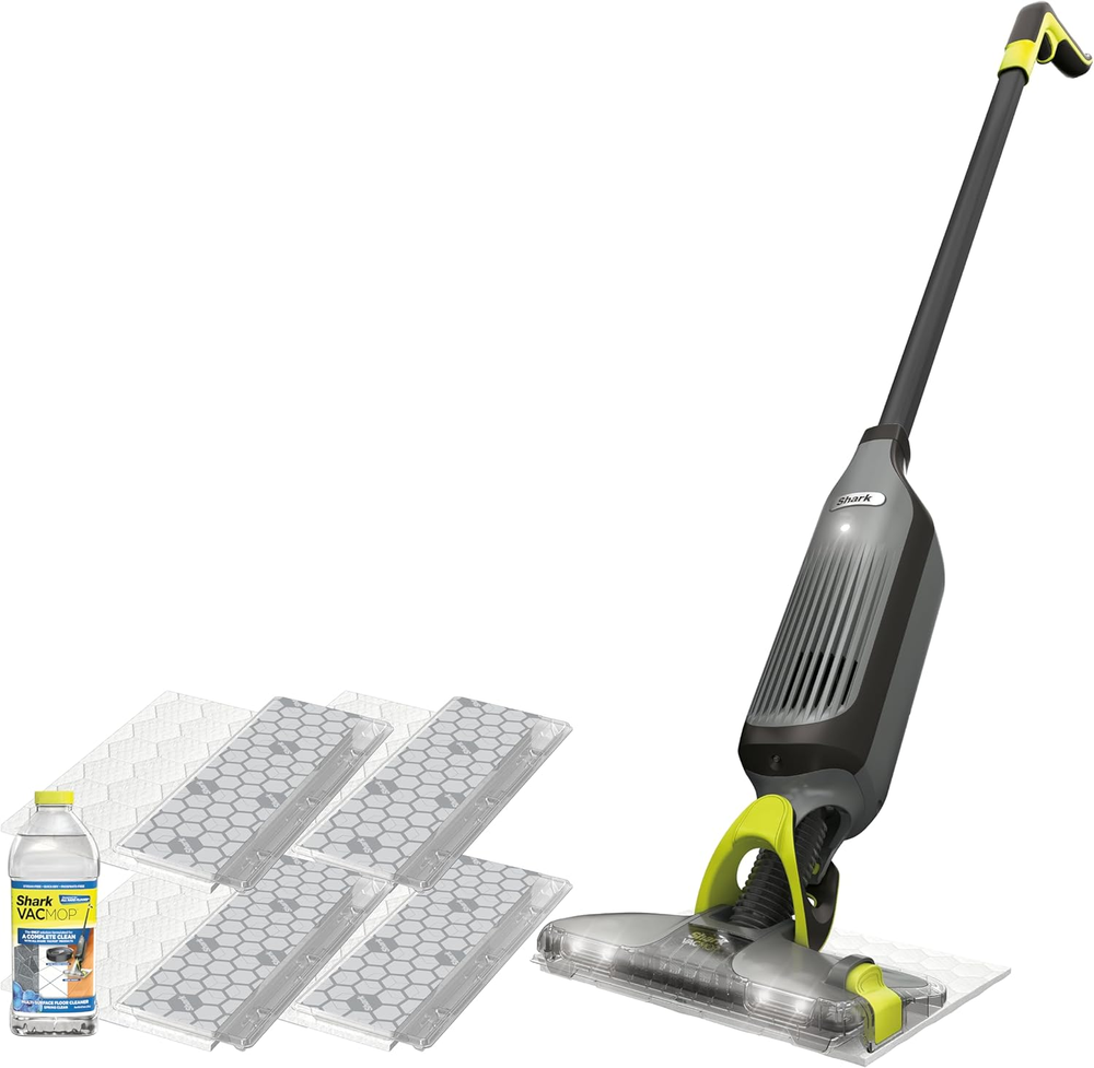 Cordless Hard Floor Cleaner & Vacuum with LED Lights - Gray Vero