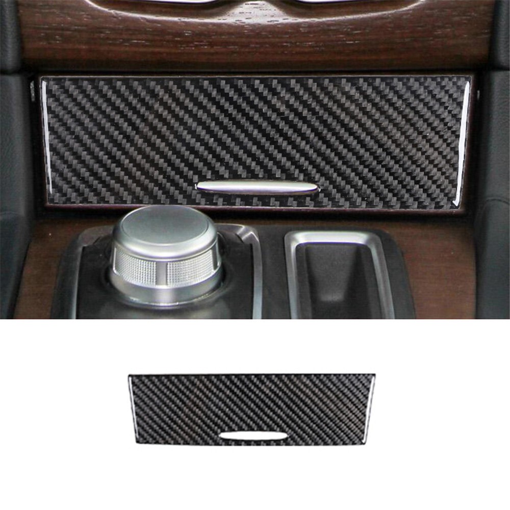Carbon Fiber Center Console Control Socket Cover Trim for 2015-2017 Chrysler 300