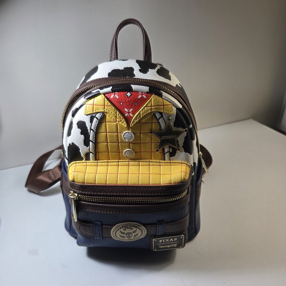 Loungefly Disney Pixar Toy Story Sheriff Woody Mini Backpack  New Ex Condition