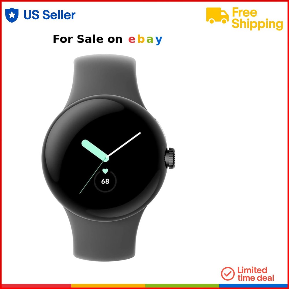 Sleek 41mm Smartwatch with Wear OS 3.0 LTE GPS Heart Rate Blood Oxygen Fitness Tracking  