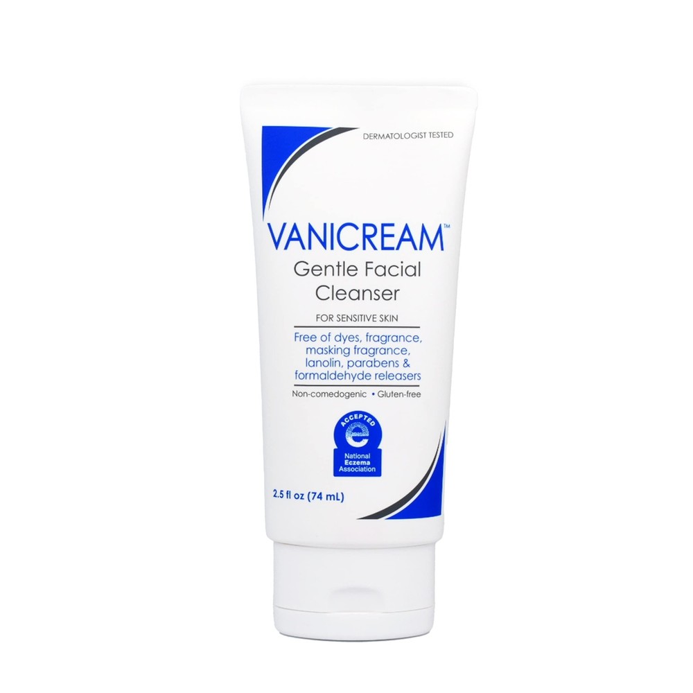 Sensitive Skin Facial Cleanser 25oz – Gentle, Travel Friendly NEW