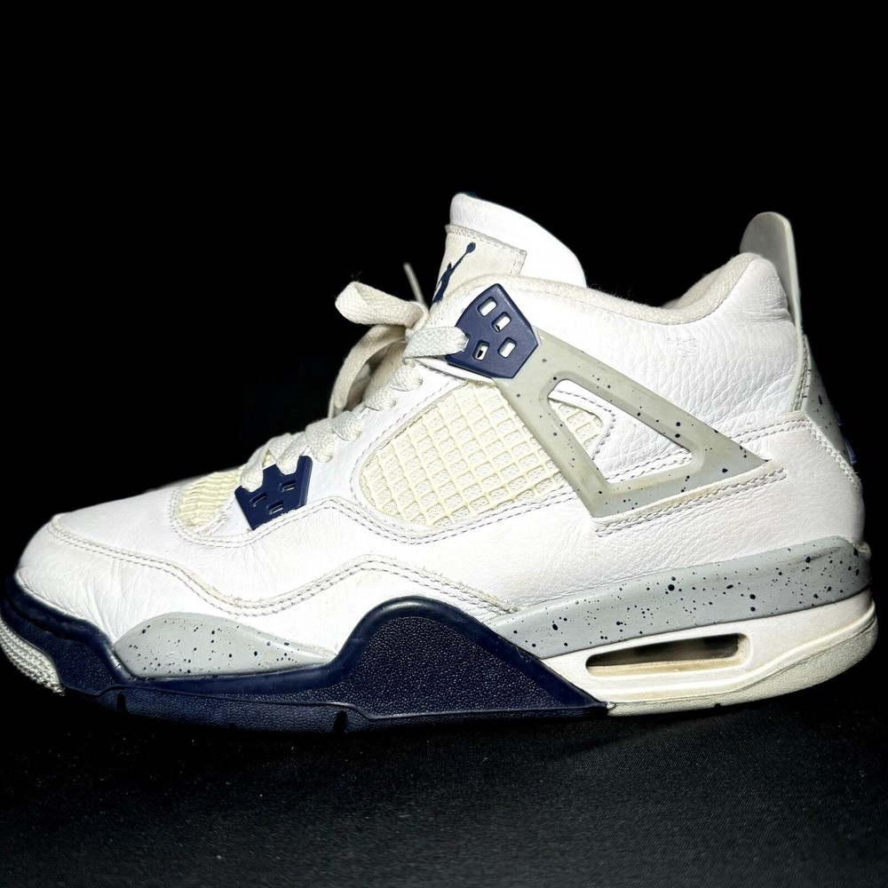 Nike Air Jordan 4 Retro GS Midnight Navy Men's Shoes - Size 7 - 408452 140