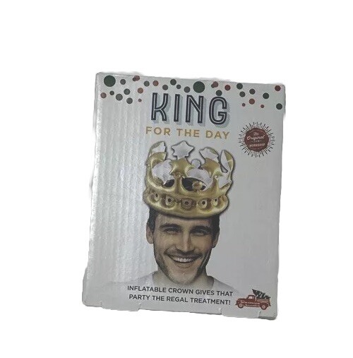 Inflatable King Crown Birthday Party Prize for Kids  -image