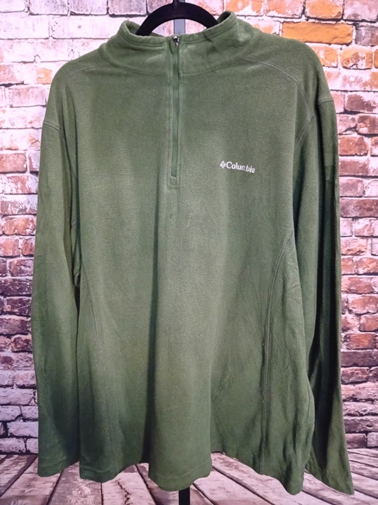 Columbia Men's Fleece Pullover Jacket 1/4 Zipper Size XL