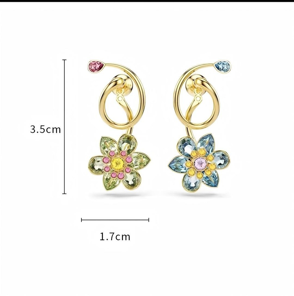 Swarovski ldyllia Flower eardrop new gift box packaging