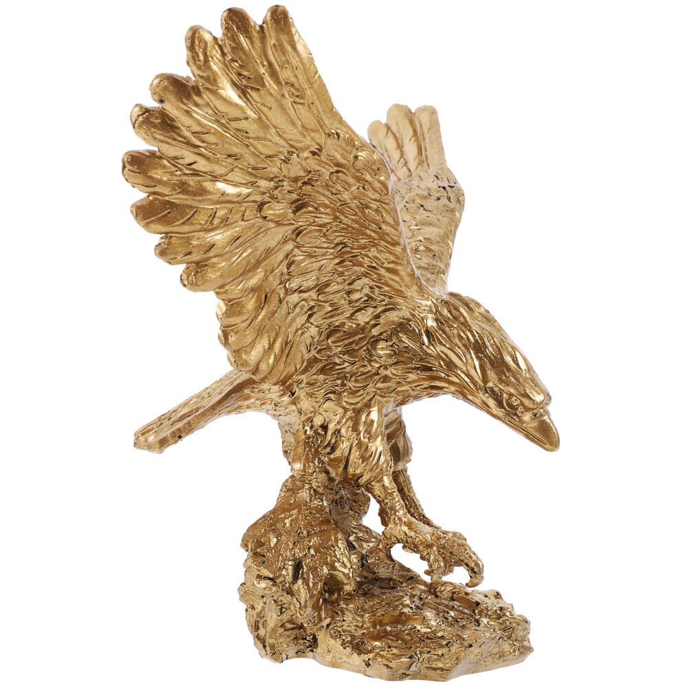 Eagle Figurine Resin Eagle Statue Wine Cabinet Office Resin Animal Crafts